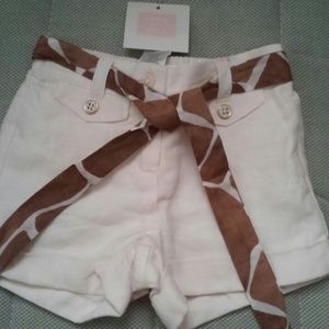 Janie and Jack Shorts girls 3-6m NWT